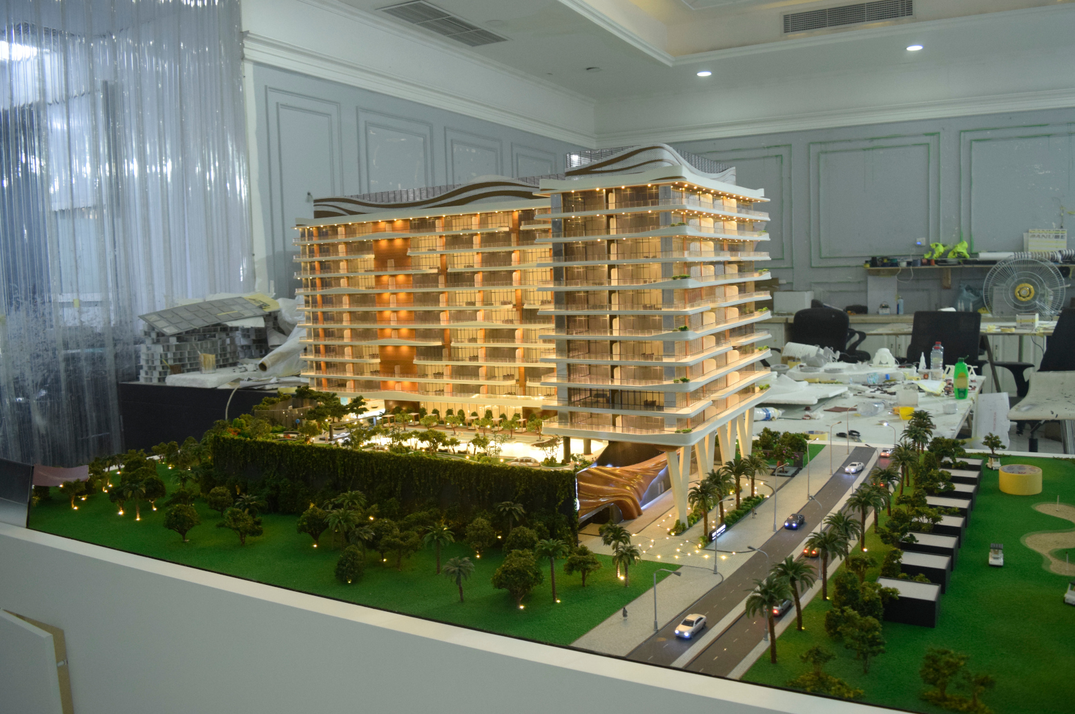 Residential building scale models